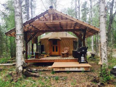 Plan A Weekend Retreat Away From It All At This Rustic Yurt In Alaska
