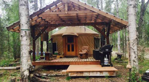 Plan A Weekend Retreat Away From It All At This Rustic Yurt In Alaska