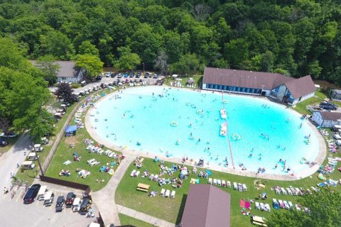 The Largest Outdoor Swimming Pool In Pennsylvania Can Be Found At Mountain Pines Campground