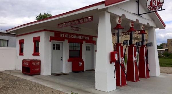 Stay Overnight In A Retro Gas Station In Kansas At The Tiny Old Station Inn