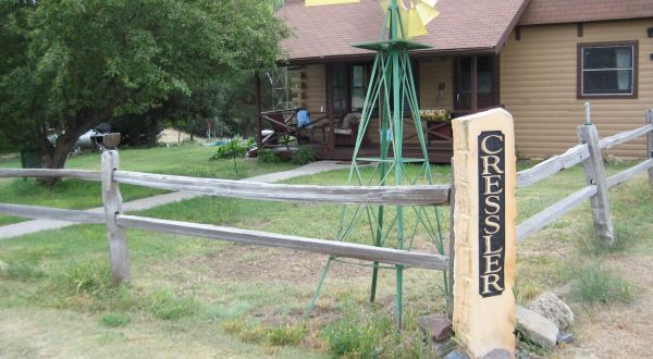 Be Surrounded By Natural Kansas Wildlife When You Stay Overnight At The Rustic Cressler Creek Log Cabin