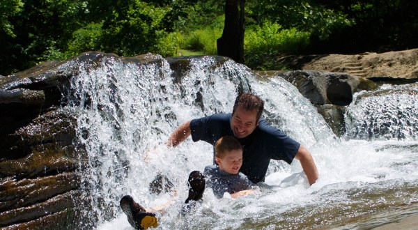 There’s A Natural Waterslide Hidden At Turkey Creek Nature Preserve That Everyone Should Visit This Summer