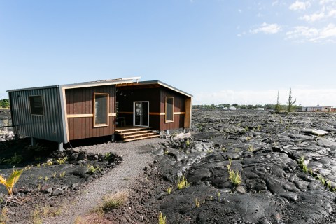 This Tiny House Tucked Away On A Hawaiian Lava Field Is The Ultimate Escape