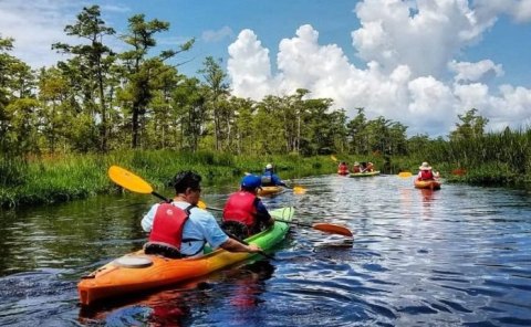 Spend An Afternoon Taking A Delightful Kayak Paddling Tour Through The Outer Banks In North Carolina This Spring