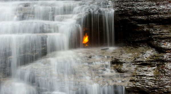 Eternal Flame Falls Trail Near Buffalo Leads To An Incredible Waterfall With Unparalleled Views