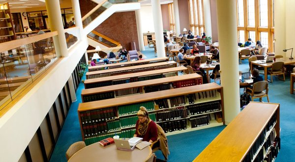 Take A Virtual Tour Of Indiana University’s Finest Academic Library, Jerome Hall Law Library