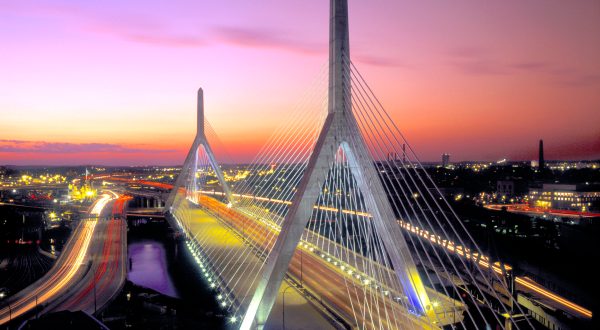 The Zakim Bridge Is The Most Unique Cable-Stayed Bridge In Massachusetts