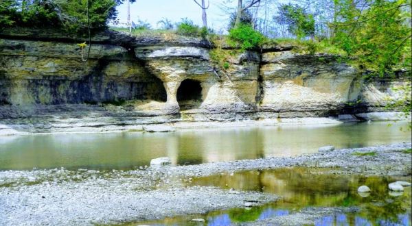 Few Hoosiers Have Explored Seven Pillars Nature Preserve, A Hidden Natural Wonder Along The Mississinewa River