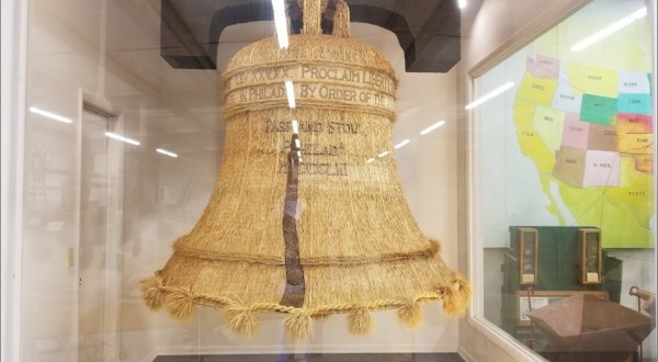 You Can Find A Liberty Bell Replica Made Entirely Of Wheat At The Mennonite Heritage Museum In Kansas