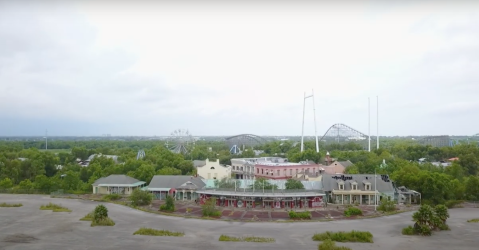 A Drone Flew High Above An Abandoned Amusement Park In Louisiana And Caught The Most Incredible Footage