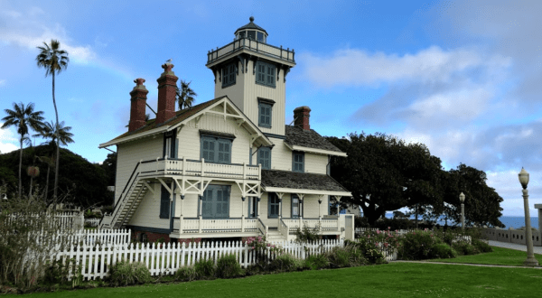 The Old Victorian Point Fermin Lighthouse In Southern California Is One Of The Last Remaining Of Its Kind