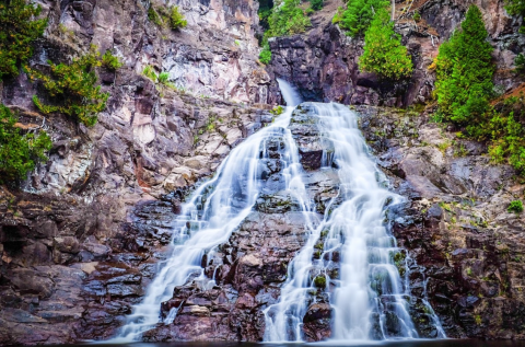 Visit A 35-Foot Waterfall When You Hike The Little-Known Caribou Falls Trail