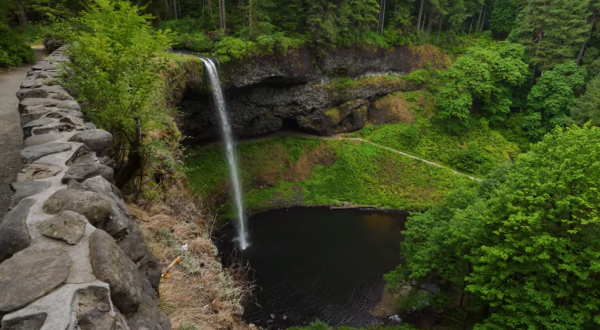 The Entire Trail Of 10 Falls At Silver Falls State Park In Oregon Can Now Be Taken From Your Couch