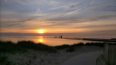 Tiscornia Park In Michigan Is A Gateway To Some Of The World's Most Spectacular Sunsets