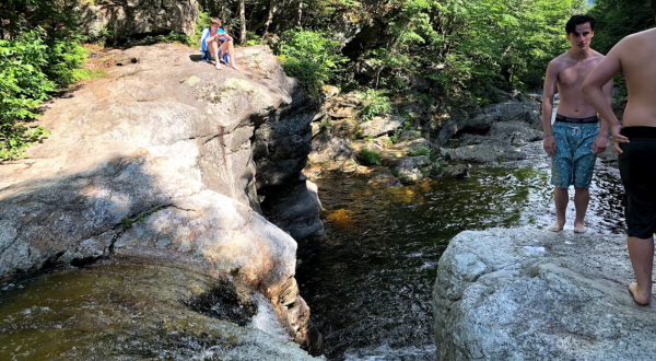 Enjoy Crystal-Clear Water At Frenchman’s Hole, A Gorgeous Swimming Hole Tucked Away In Maine