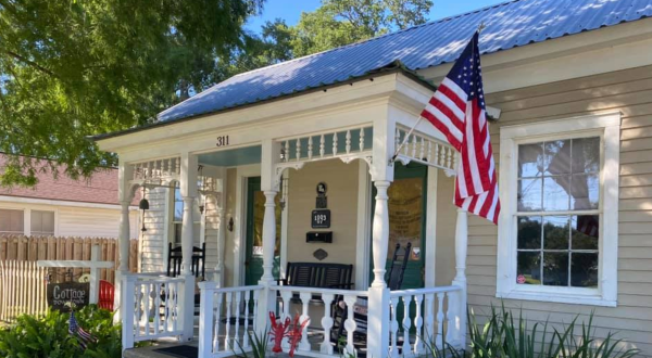 Built In 1893, The Cottage Downtown Is A Storybook Getaway In Breaux Bridge, Louisiana
