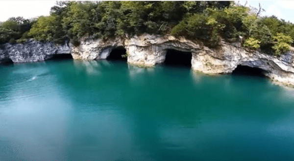 This Stunning Quarry Lake In West Virginia Is Off-Limits To The Public, But You Can Visit It By Drone