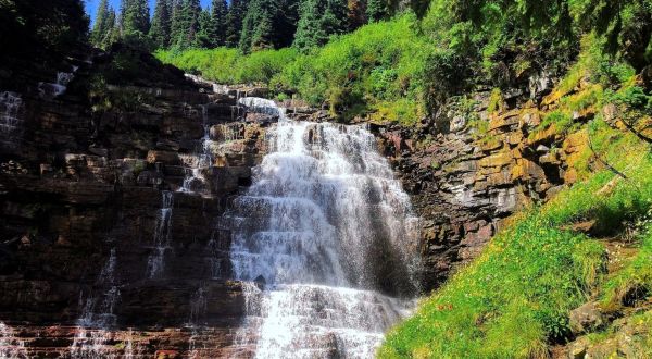 Hiking At Florence Falls Trail In Montana Is Like Entering A Fairytale