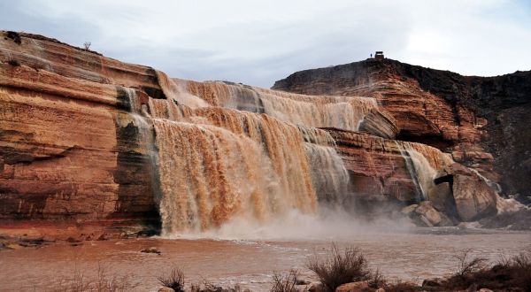 This Easy, One-Mile Trail Leads To Grand Falls, One Of Arizona’s Most Underrated Waterfalls
