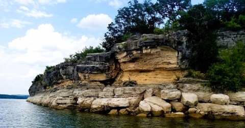 Pace Bend Park Is A Cliffside Oasis With Some Of The Bluest Water In Texas