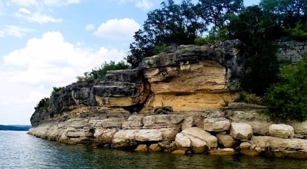 Pace Bend Park Is A Cliffside Oasis With Some Of The Bluest Water In Texas