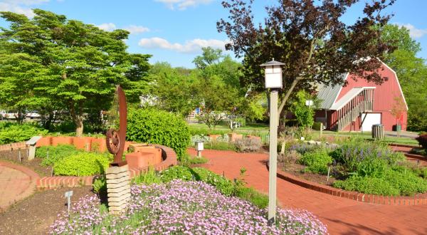 Take A Serene Stroll Through A Maze Of Flowers At The Gardens At Gantz Farm In Ohio