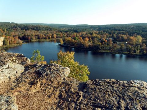 Admire Natural Beauty From A Stunning Height While Hiking At Robber's Cave State Park In Oklahoma