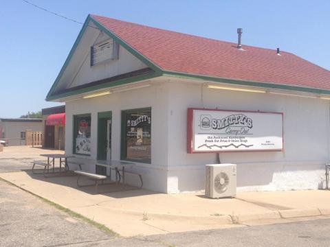 Treat Yourself To A Juicy Burger And Fresh Onion Rings From Smitty's, A Local Favorite In Small Town Kansas