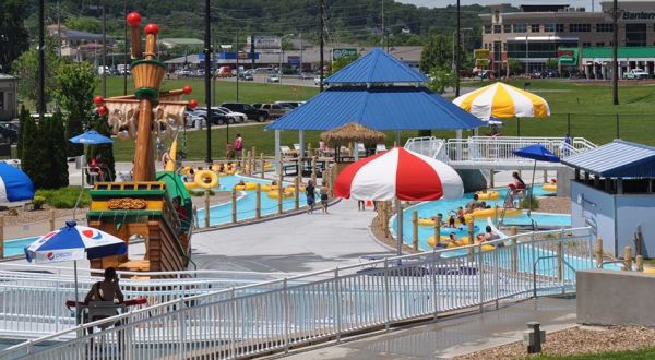 The Absolutely Gigantic Splash Pad At Cape Splash Family Aquatic Center Will Entertain Children And Adults Alike On A Hot Summer Day In Missouri