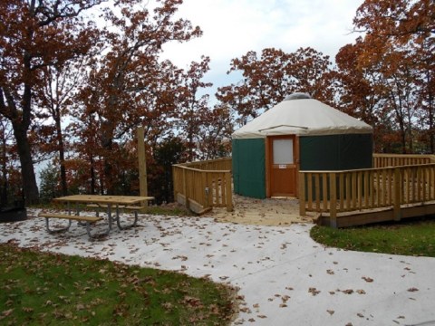 There's Nothing Like An Overnight Stay In A Yurt At Pomme De Terre State Park In Missouri