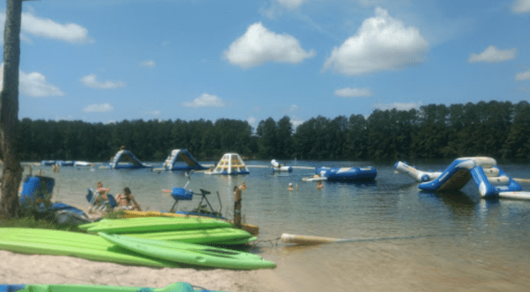 Complete With An Aqua Park And Boat Rentals, White Sands Lake Is A Little-Known Louisiana Swimming Hole You’ll Love