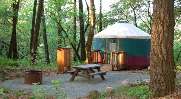 There’s Nothing Like An Overnight Stay In A Yurt At Bothe-Napa Valley State Park In Northern California