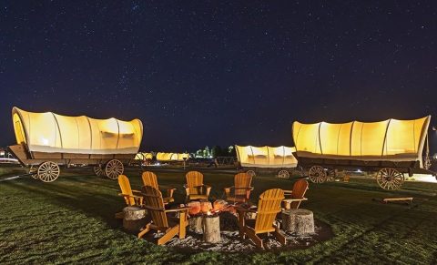 There's A Covered Wagon Campground In Wyoming And It's A Unique Overnight Adventure