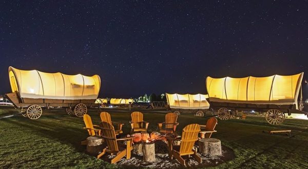 There’s A Covered Wagon Campground In Wyoming And It’s A Unique Overnight Adventure