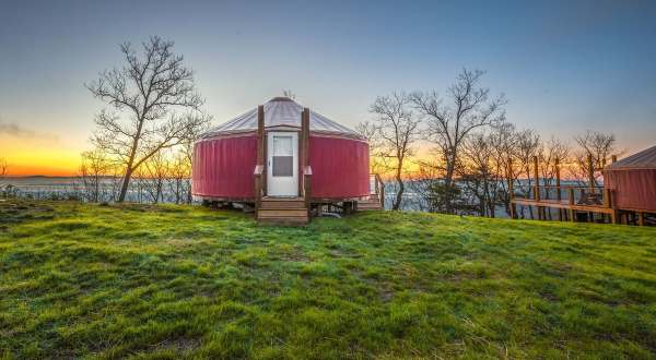 Spend The Night At This Expansive, Modern Yurt In Rising Fawn, Georgia