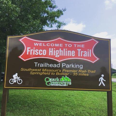 Cross A 317-Foot Bridge On The Frisco Highline Biking And Hiking Trail In Missouri