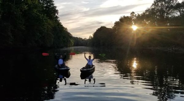 Depart At Dusk For A Unique Kayaking Trip On Pennsylvania Waterways You’ll Never Forget