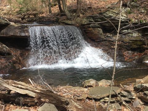 Discover Some Delightful Mini-Falls While You Take This Easy Hike At Falls Creek In Pennsylvania