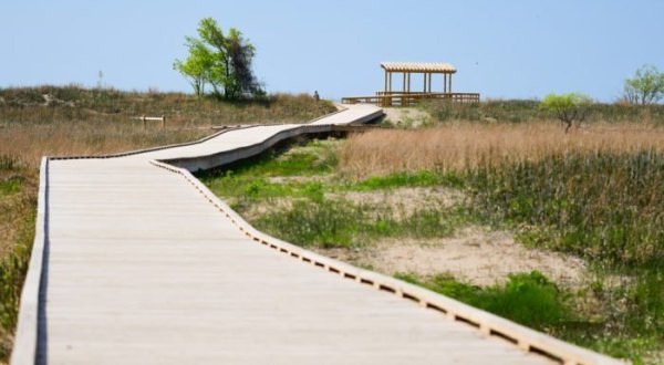 Follow A Sandy Path To The Waterfront When You Visit Headlands Beach State Park In Ohio