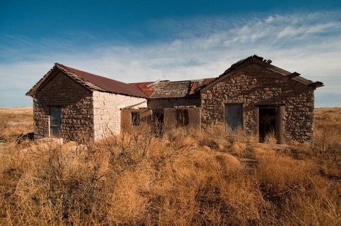 Most People Have Long Forgotten About This Vacant Ghost Town In Rural New Mexico