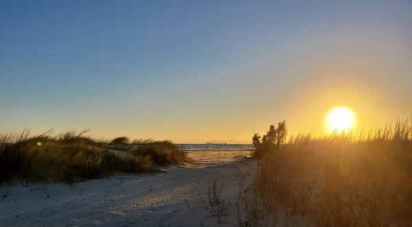 Follow A Sandy Path To The Waterfront When You Visit Holly Beach In Louisiana