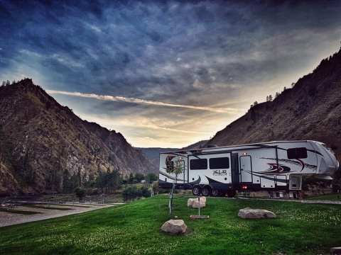 Mountains Will Tower Over You When You Stay At The Carlson Ranch Campground In Idaho