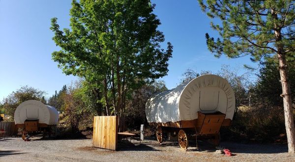 There’s A Covered Wagon Campground In Washington And It’s A Unique Overnight Adventure