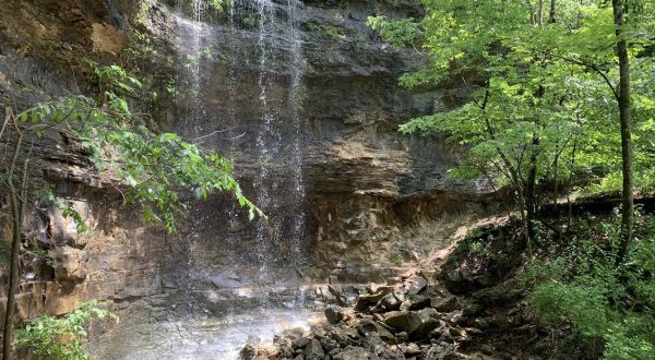 A Short But Beautiful Hike, Bluffs Trail Leads To A Little-Known Waterfall In Missouri