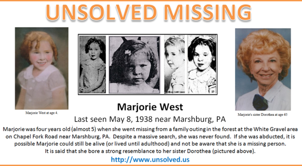 One Of The Oldest Missing Children Cases In The U.S. Started Right Here In Pennsylvania