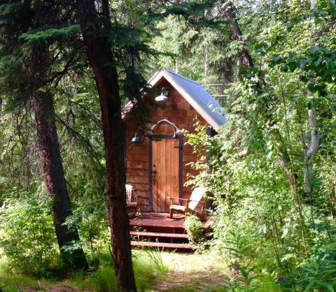 This Summer, Take A Retreat To This Alaskan Fairy Tale Cabin In The Woods