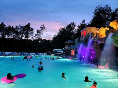 The Largest Heated Pool In The Northeast Will Make Your Summer Complete At Moose Hillock Camping Resort
