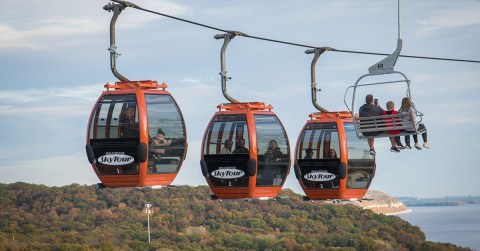The Scenic Skylift In Illinois That Takes You To One Of Our State's Natural Wonders