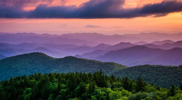 You Don’t Want To Miss The Stunning Sunsets At Cowee Mountain Overlook In North Carolina