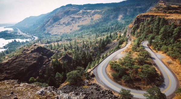 Enjoy Sweeping Vistas And See One Of Oregon’s Most Photographed Roads At The Rowena Crest Viewpoint